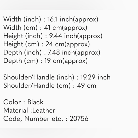 Chloe Black Leather Everyday or Work Bag 💖 - Picture 9 of 9